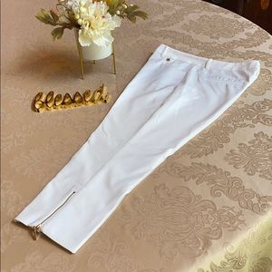 Ivanka Trump Pants With Gold Zipper Details